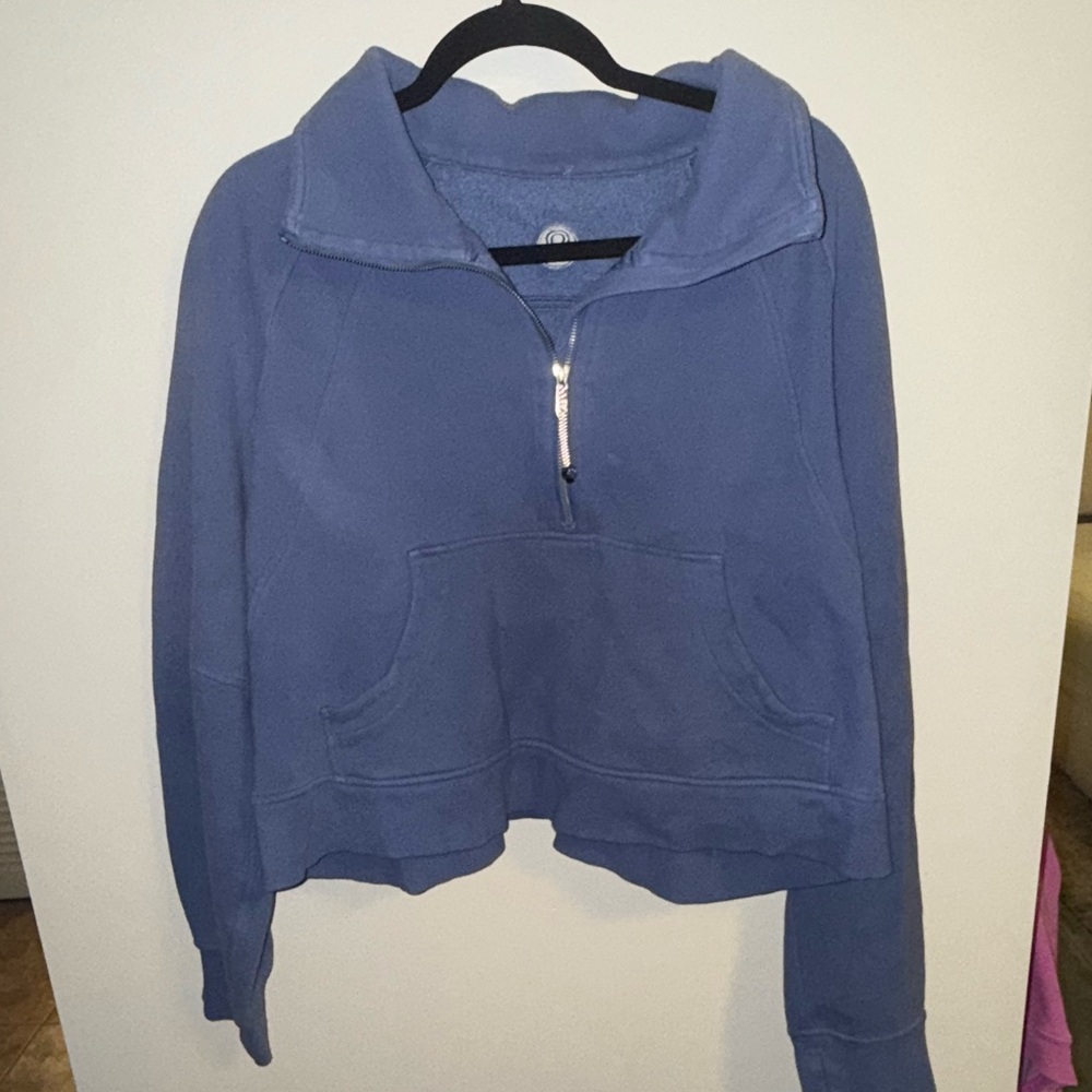 Lululemon Athletica Blue Half-Zip Hoodie